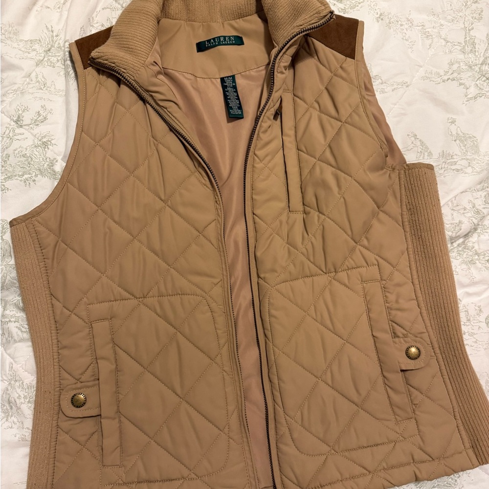 Ralph Lauren Quilted Camel/Tan Vest